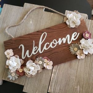 Welcome sign